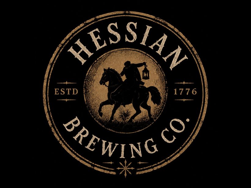 The finished Hessian Brewing Co. mark